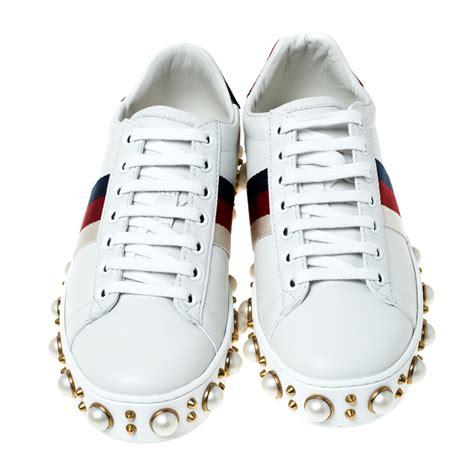 gucci sneakers pearl